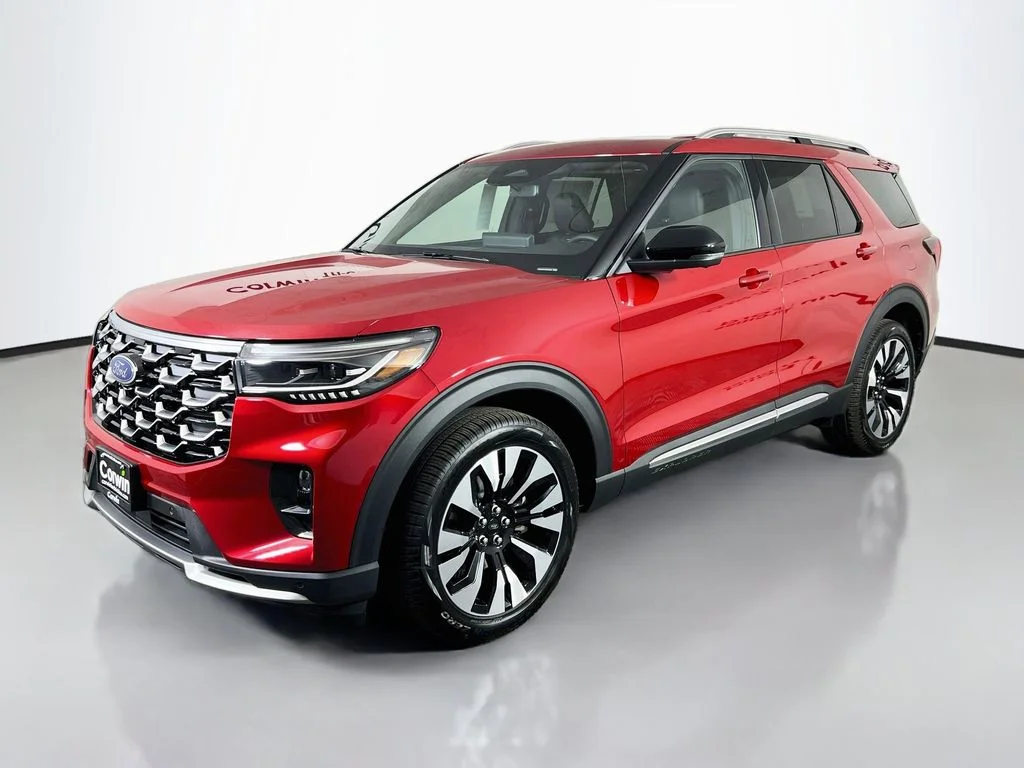 New 2026 Rapid Red Metallic Tinted Clearcoat Ford Platinum image 5