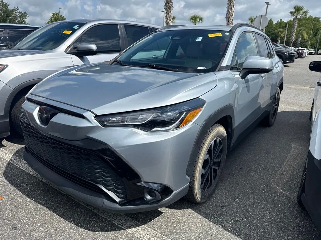 Used 2023 Silver Toyota Hybrid SE image 2