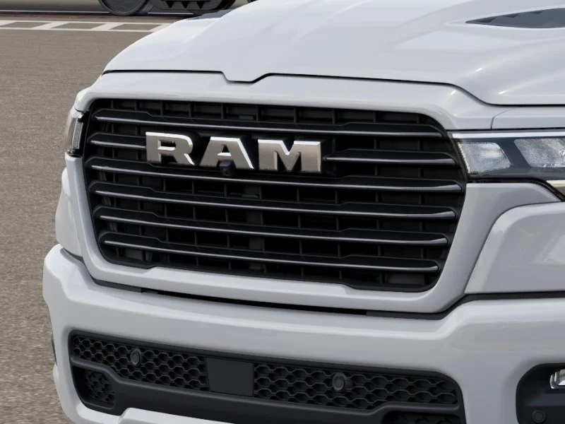 New 2026 Bright White Clear-Coat Exterior Paint RAM Laramie image 7