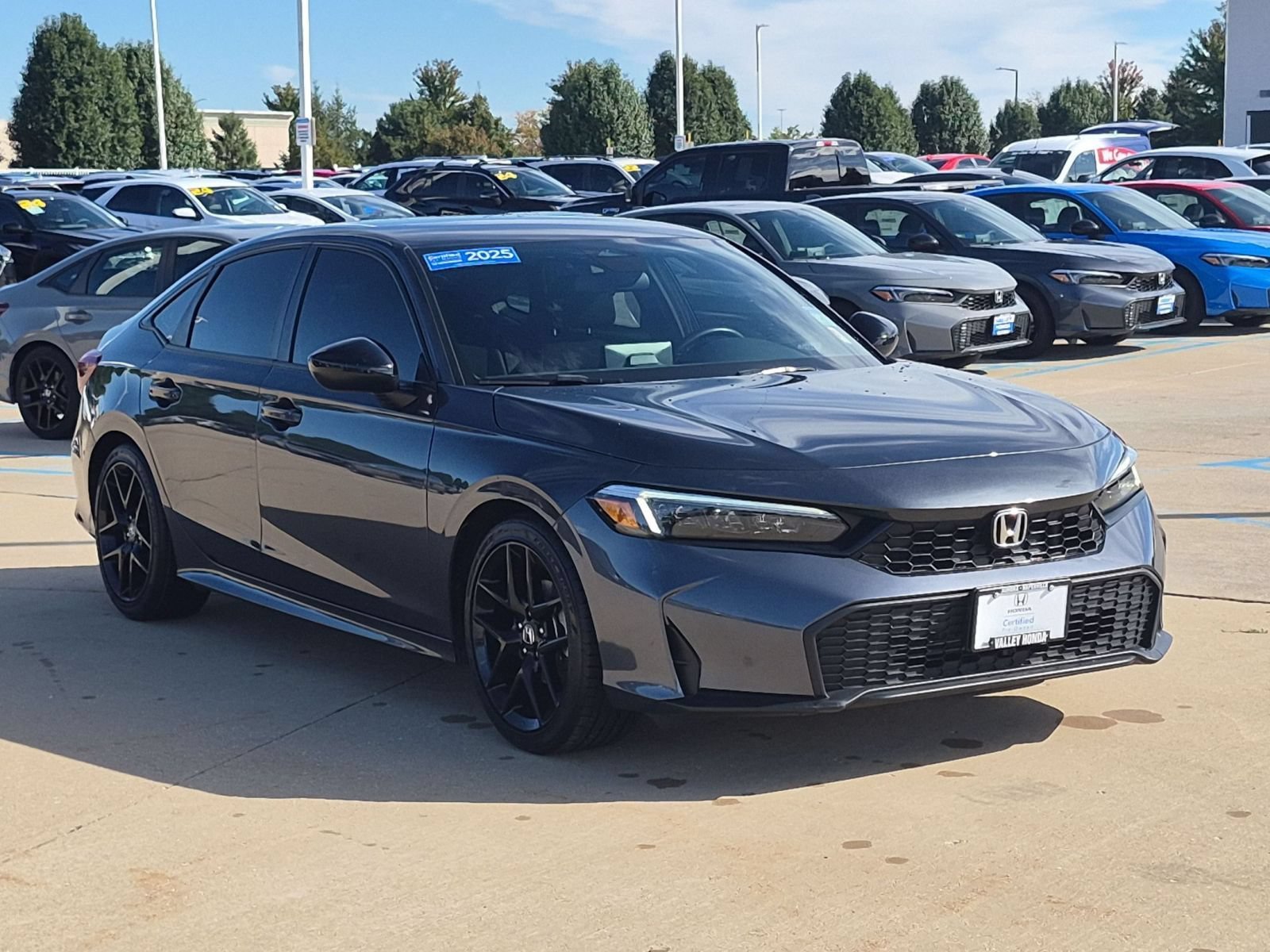 Certified Used 2025 Meteorite Gray Metallic Honda Sport Sedan image 5
