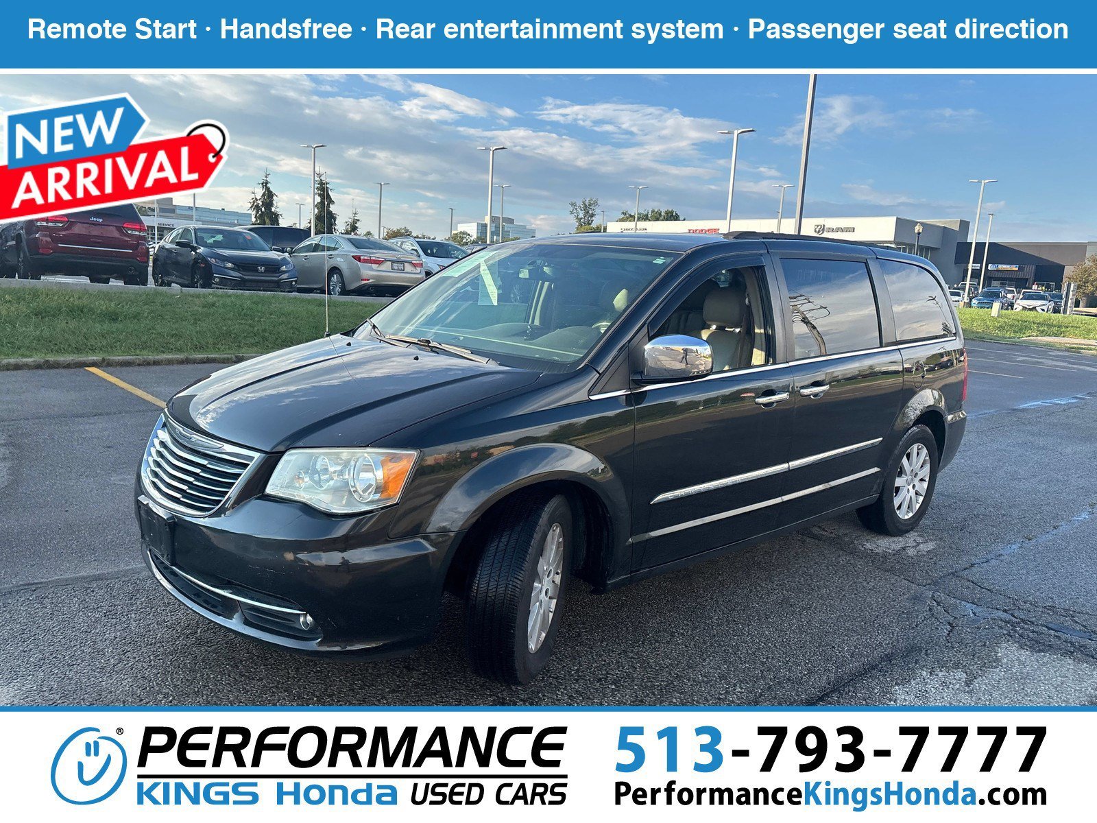 Used 2012 Brilliant Black Crystal Pearl Chrysler Touring-L image 1