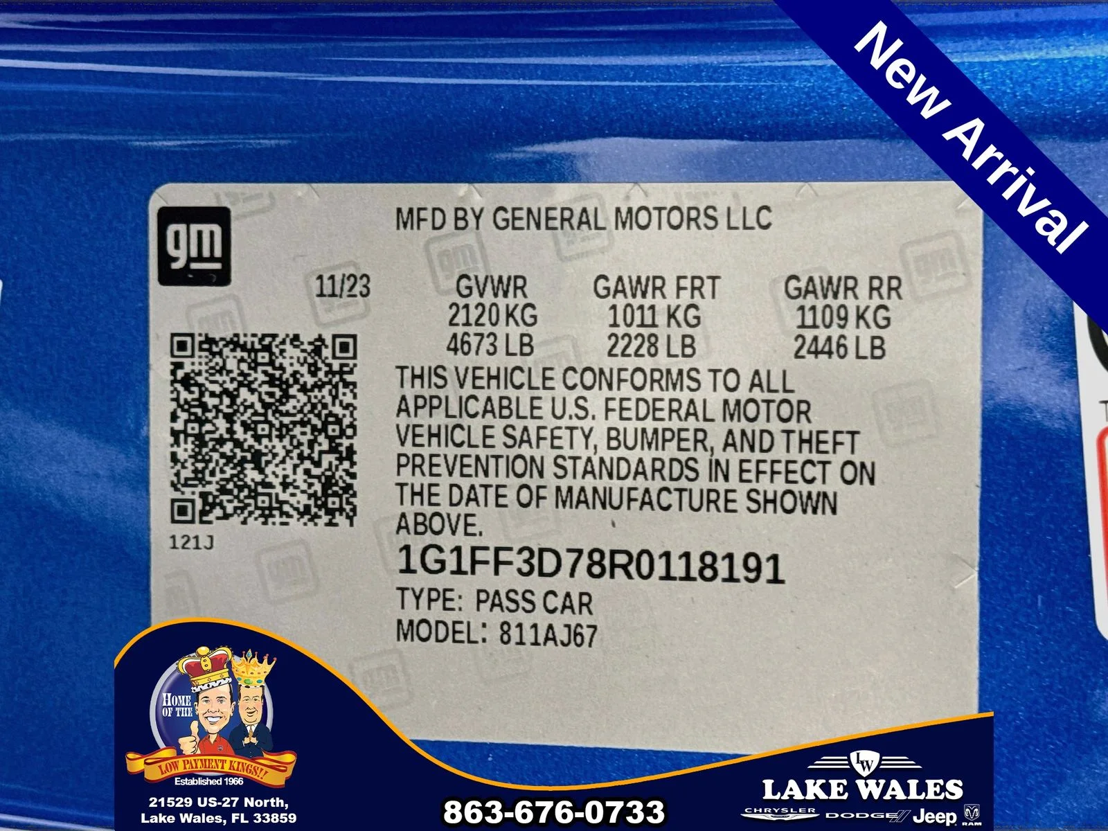 Used 2024 Blue Chevrolet LT1 image 30