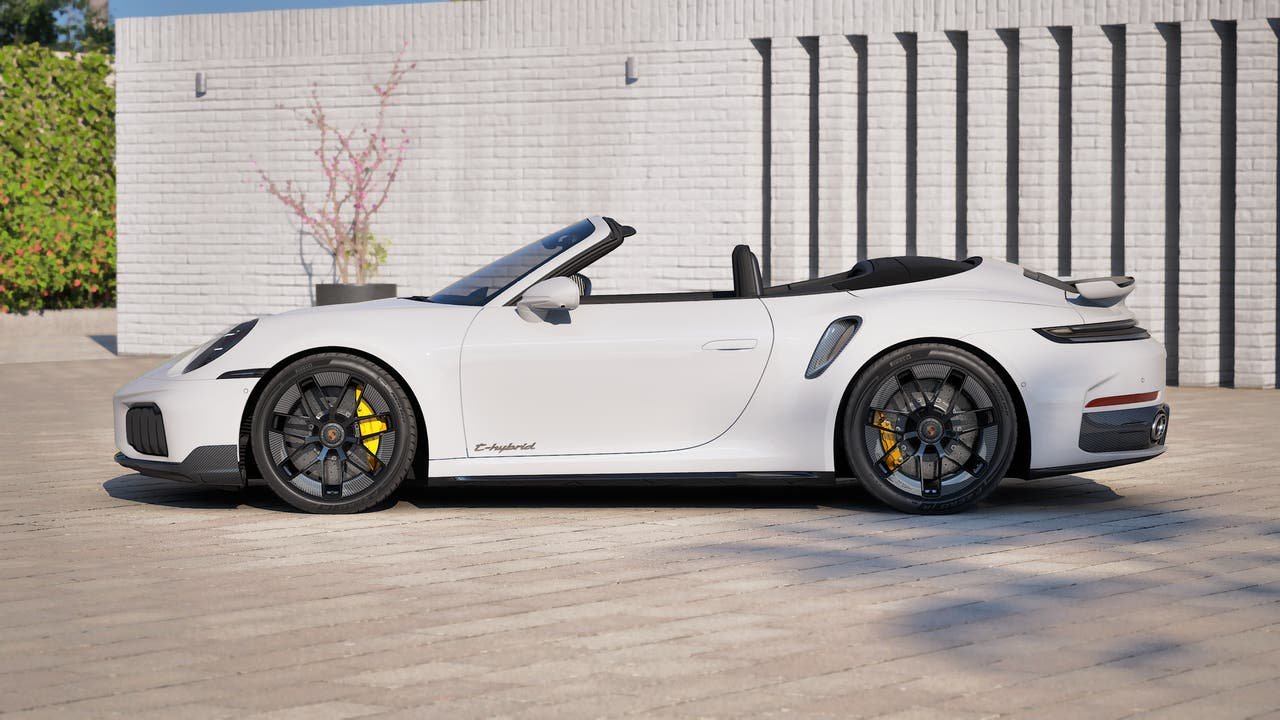 New 2027 White Porsche Turbo S Cabriolet image 2