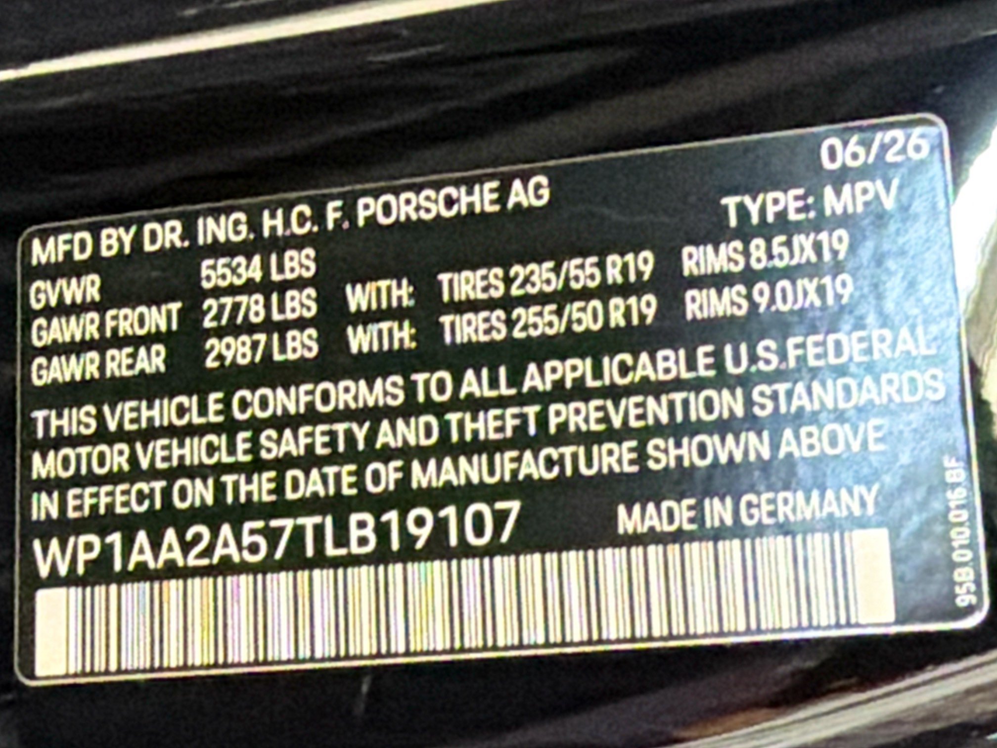 New 2026 Black Porsche  image 41