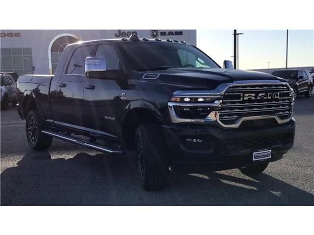 New 2026 Forged Blue Metallic  Paint Ram LIMITED LONGHORN MEGA CAB 4X4 6