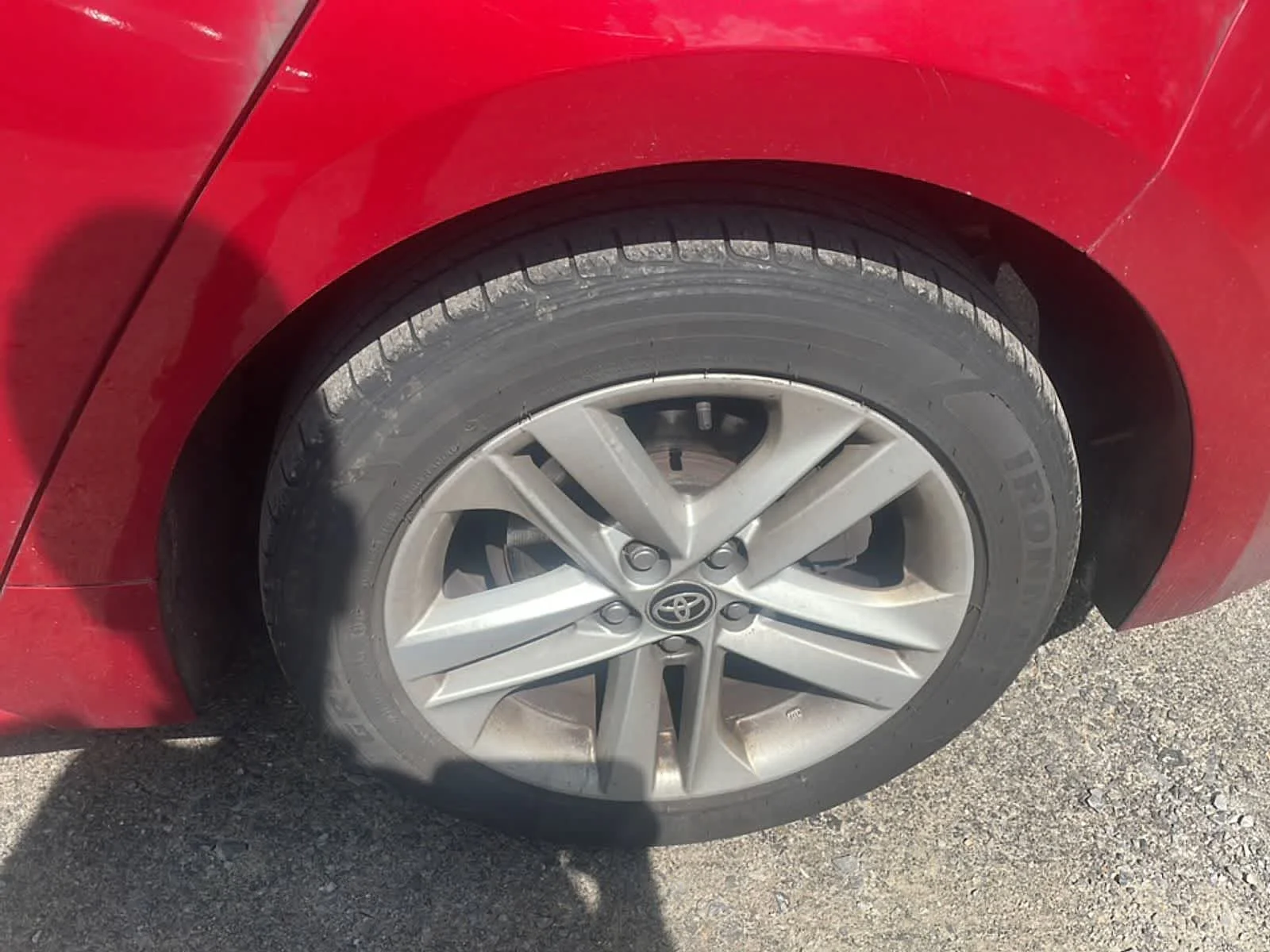 Certified Used 2021 Supersonic Red Toyota SE image 23