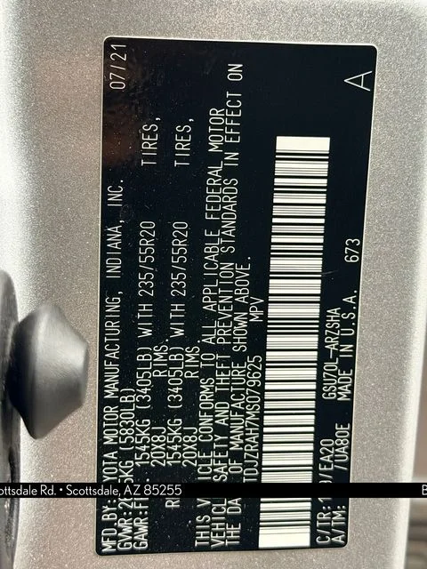 Used 2021 Silver Toyota XSE image 31