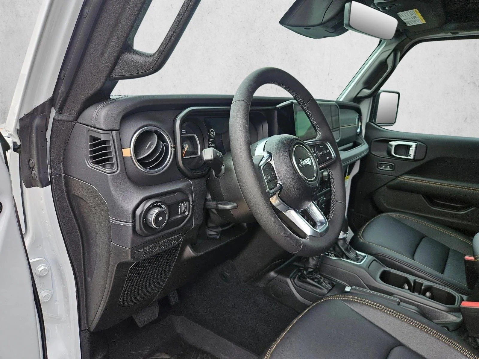New 2026 Bright White Clearcoat Jeep Sahara image 3