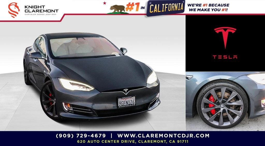 Used 2020 Midnight Silver Metallic Tesla Performance image 1