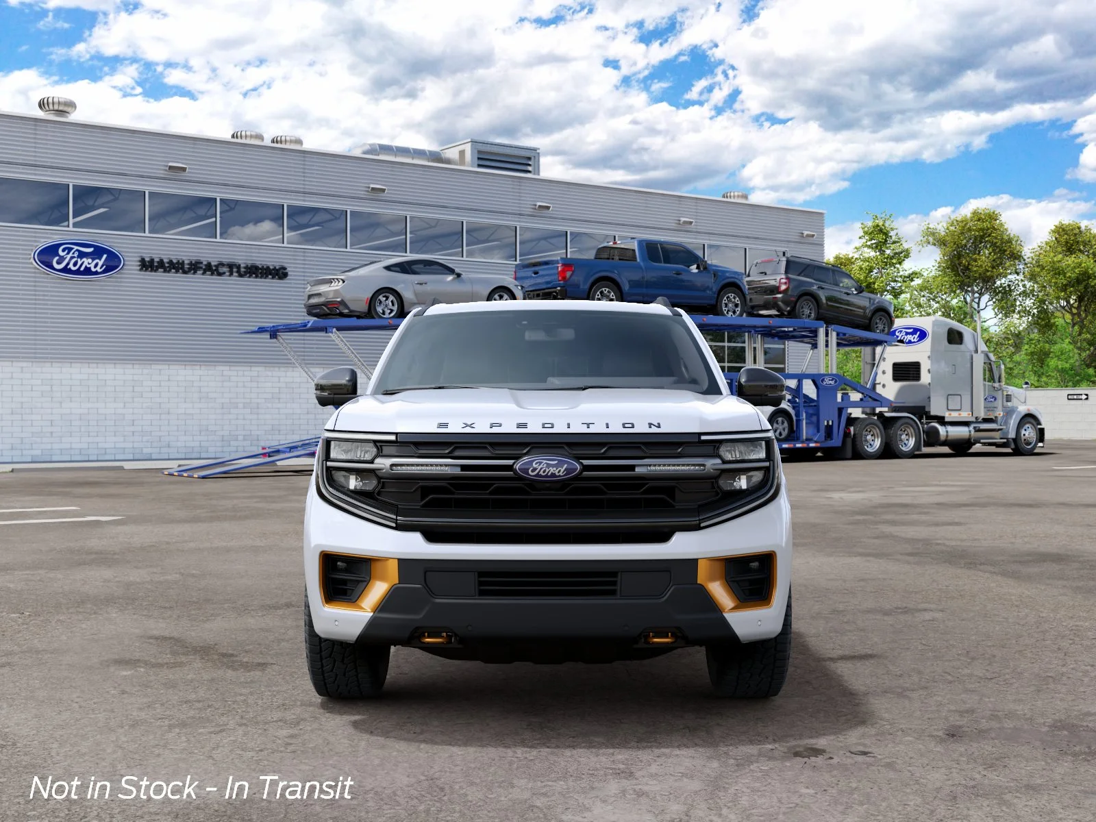New 2027 Star White Metallic Tri-Coat Ford Tremor image 3