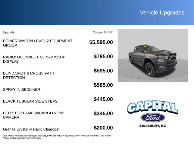 Used 2019 Gray Ram Power Wagon image 2