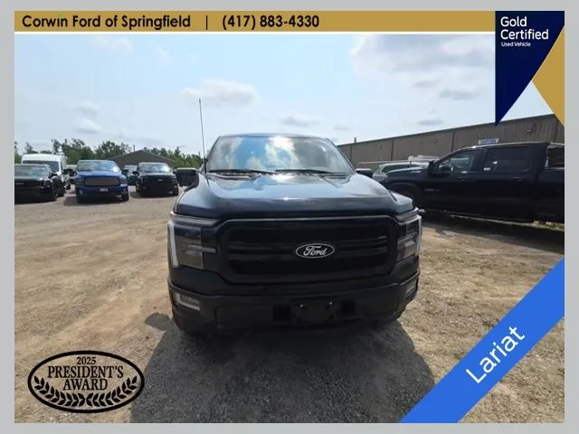 Used 2024 Agate Black Metallic Ford Lariat image 1