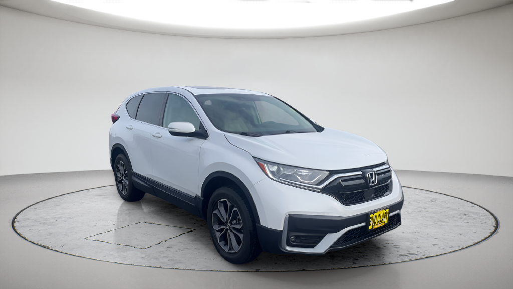 Used 2022 Platinum White Pearl Honda EX image 3