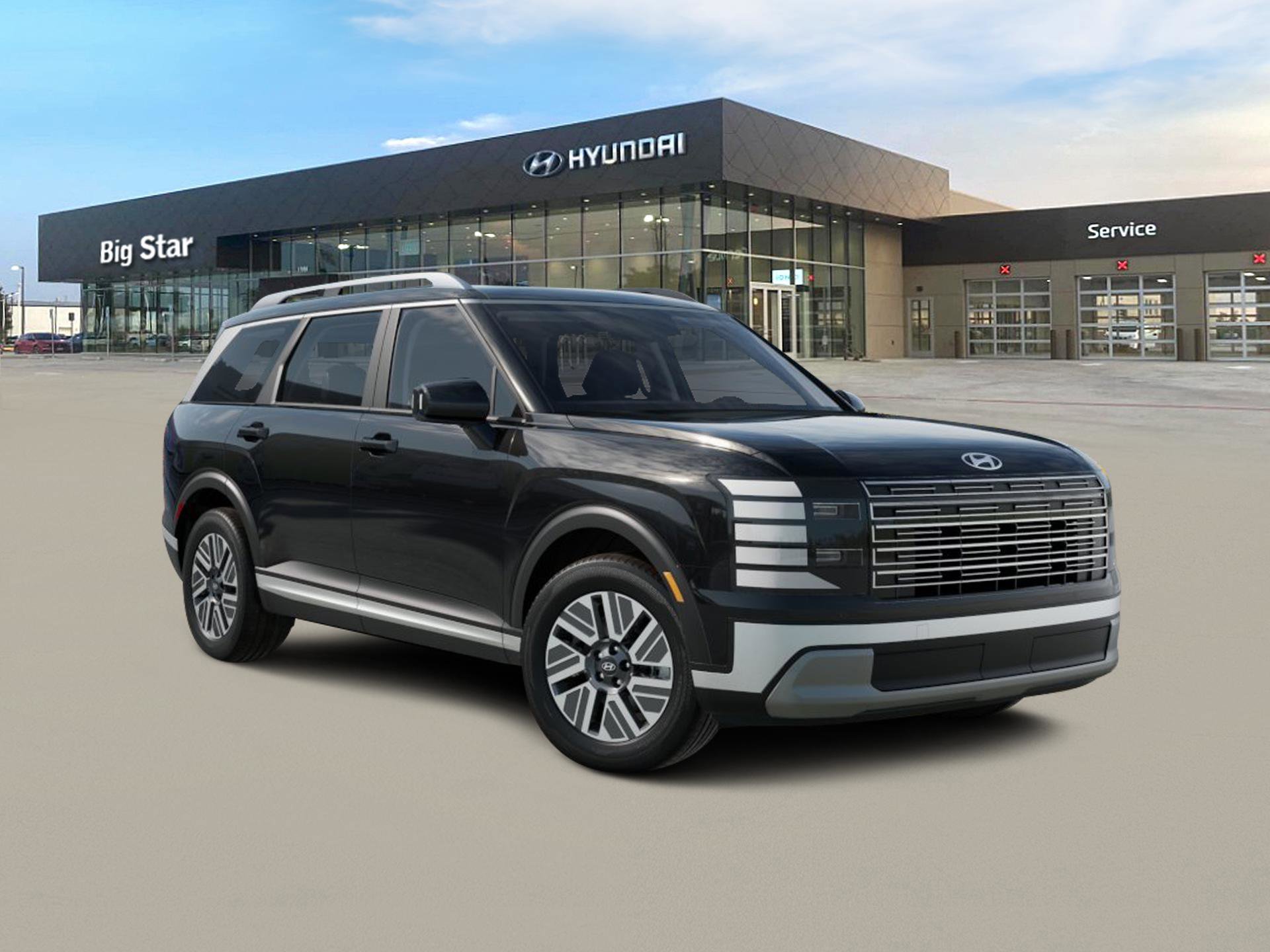 New 2026 Abyss Black Pearl Hyundai Blue SEL 7P image 7