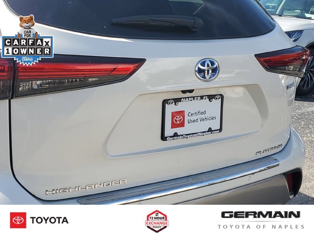 Certified Used 2021 White Toyota Platinum image 18