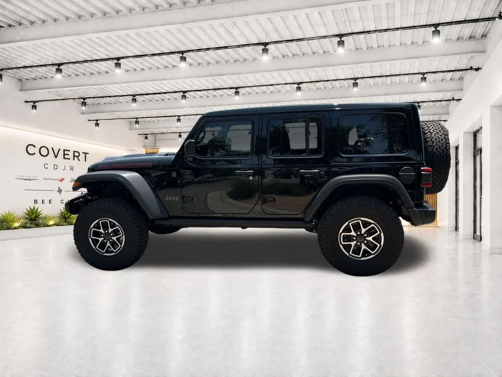 New 2025 Black Clear-Coat Exterior Paint Jeep Rubicon image 6