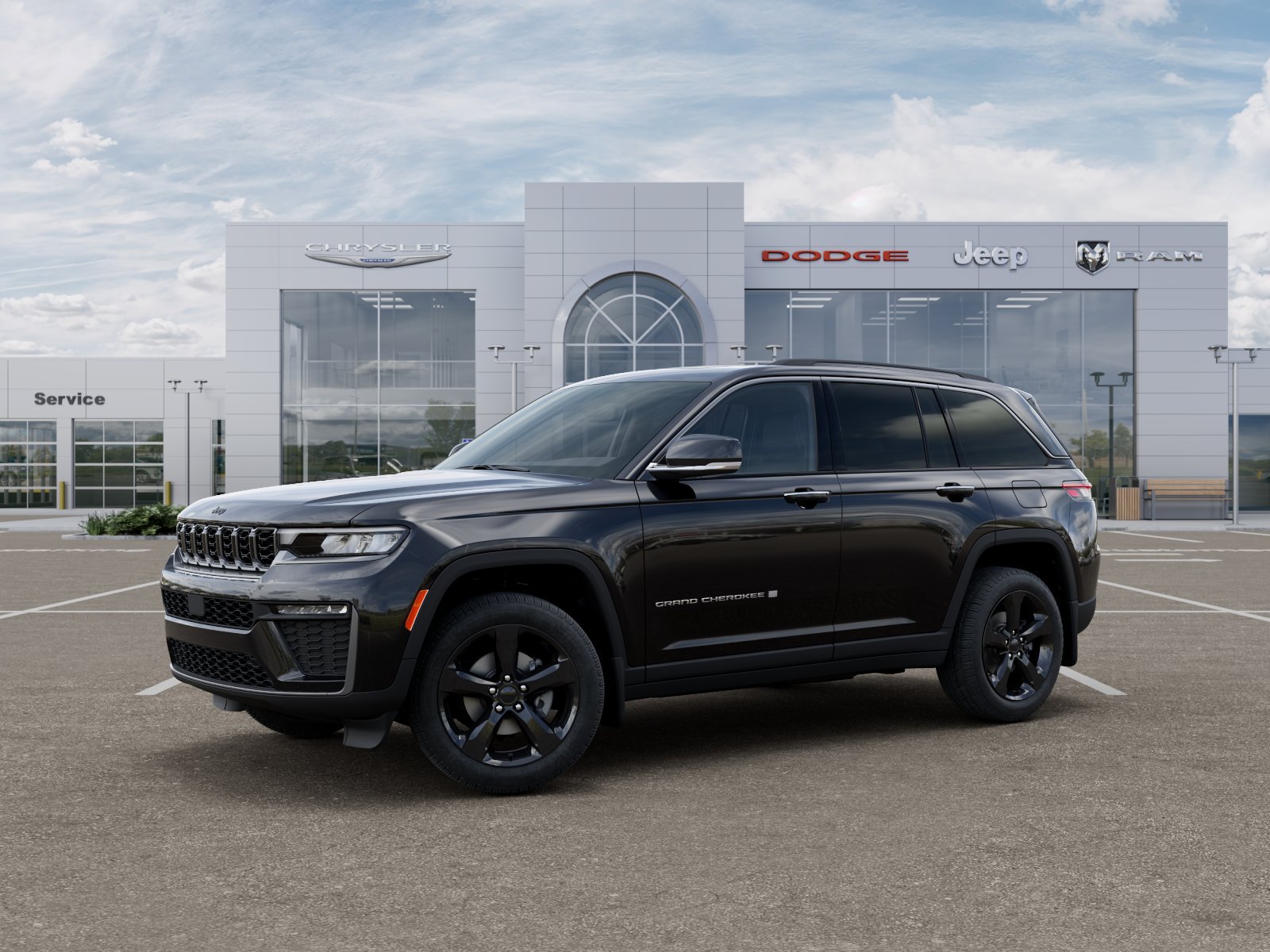 New 2026 Diamond Black Crystal Pearl-Coat Exterior Paint Jeep Limited image 28