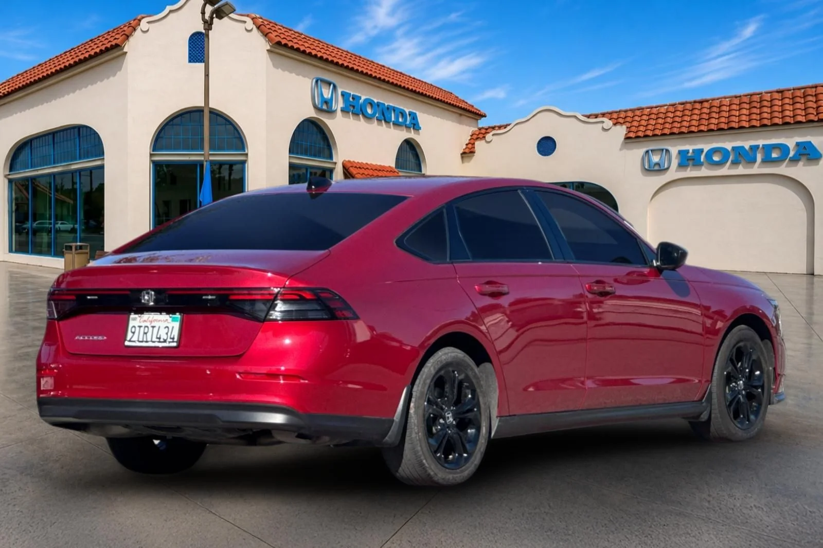 Certified Used 2025 Radiant Red Metallic Honda SE image 4
