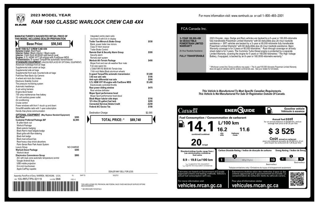 Certified Used 2023 Red Ram Warlock image 3