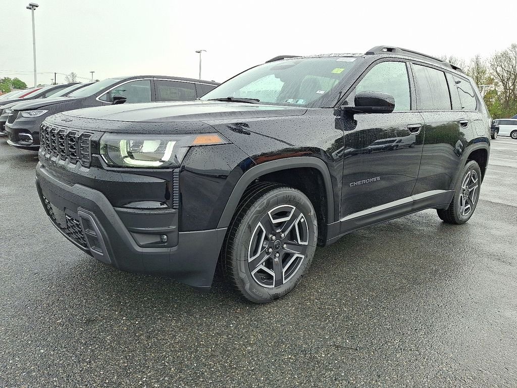 New 2026 Diamond Black Crystal Pearlcoat Jeep Limited image 2