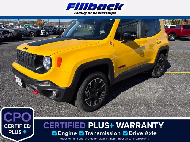 Used 2023 Solar Yellow Clearcoat Jeep Trailhawk image 1