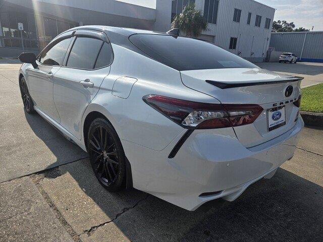 Used 2024 Wind Chill Pearl / Midnight Black Metallic Toyota XSE V6 image 3