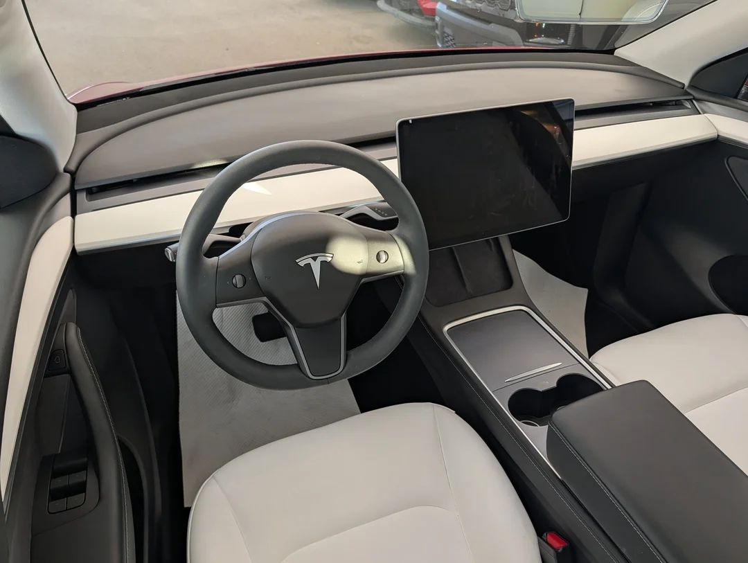Certified Used 2023 Red Tesla Long Range AWD - Leather - Sunroof - FSD - Auto Steer & More image 24