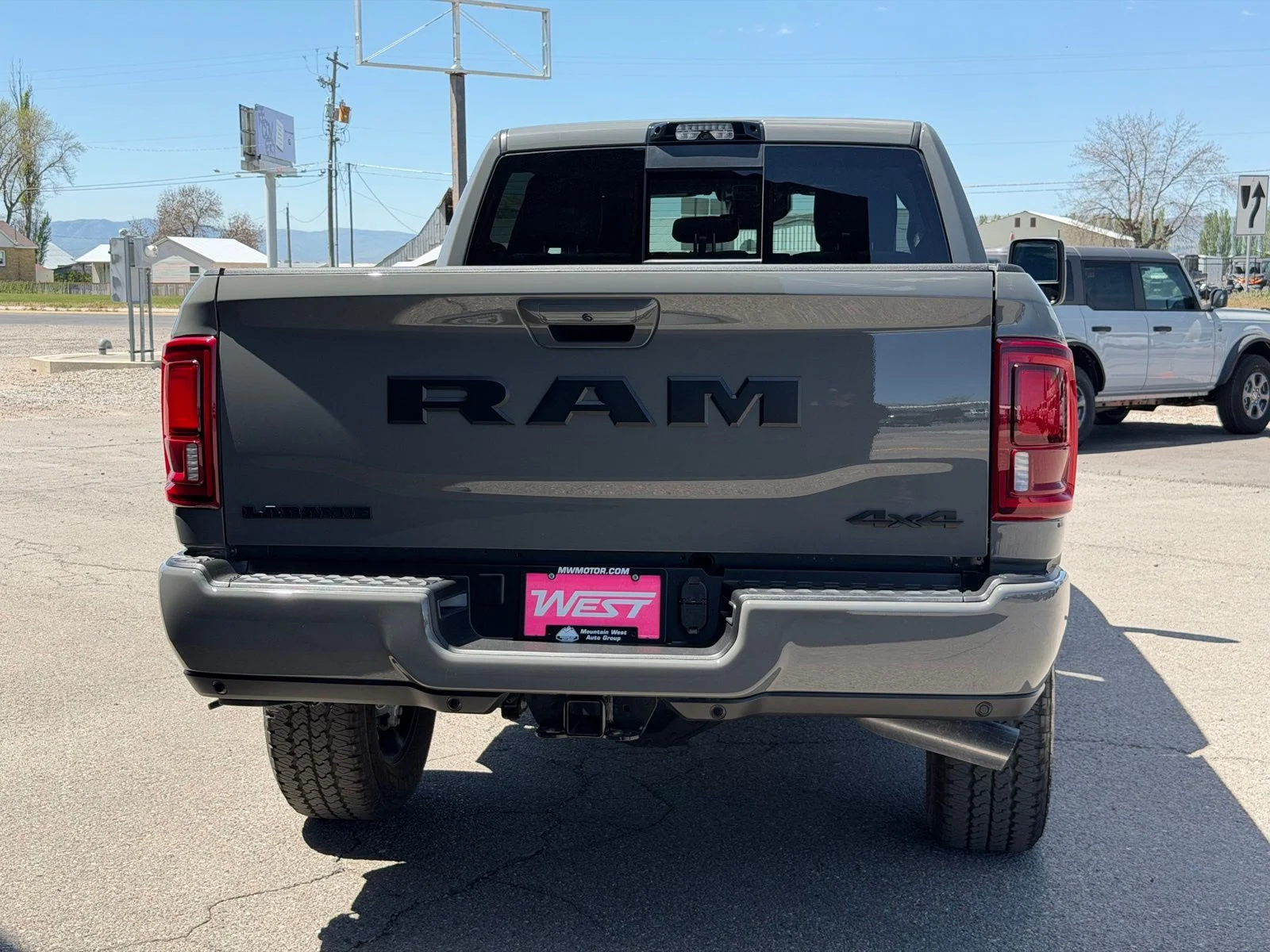 New 2026 Ceramic Gray Clear-Coat Exterior Paint RAM Laramie image 8