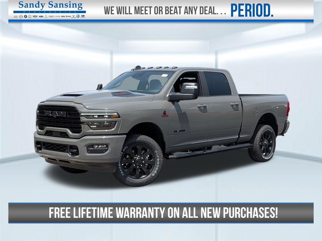 New 2026 Ceramic Gray Clear-Coat Exterior Paint RAM Laramie image 1