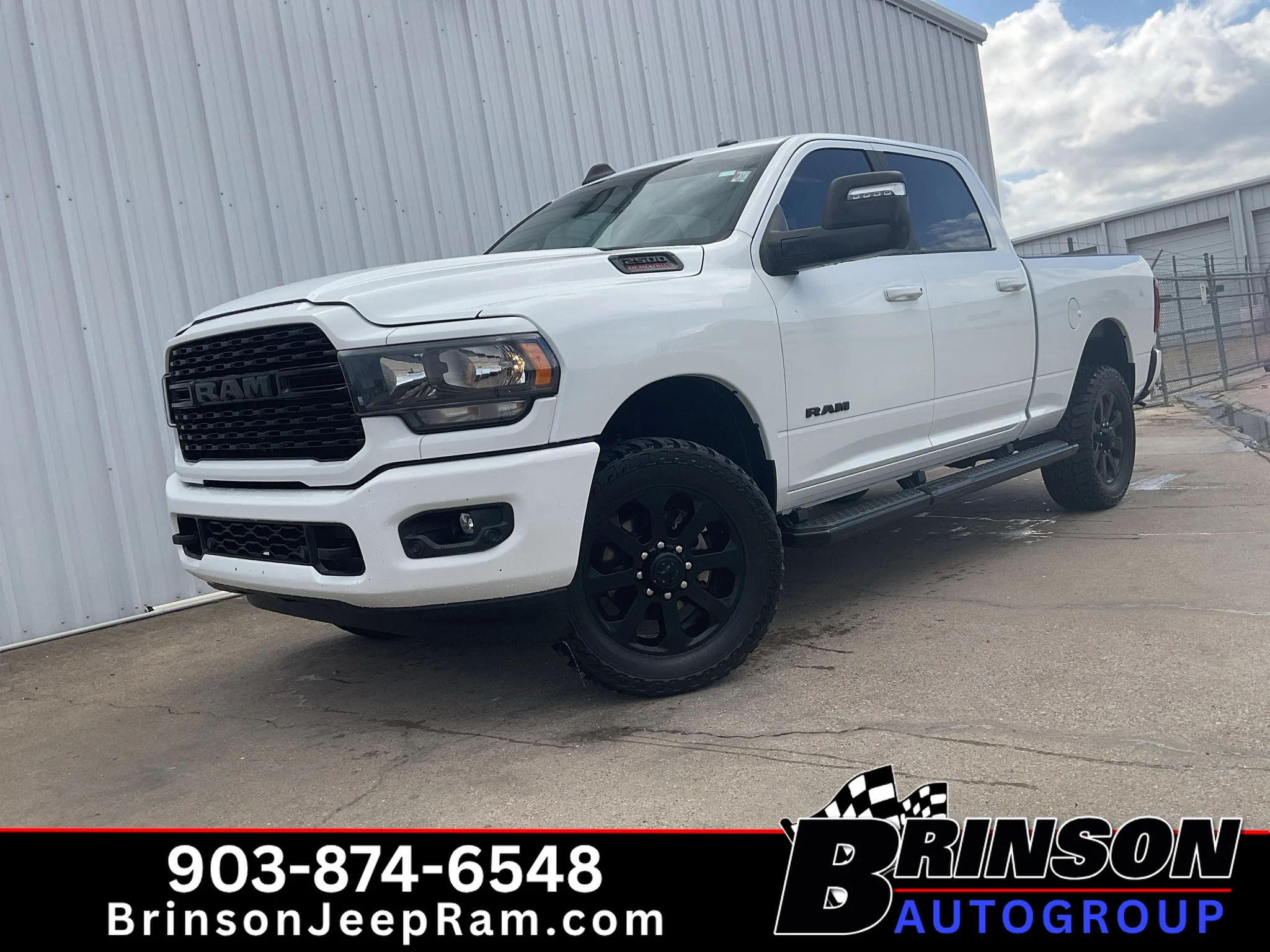 Used 2024 Bright White Clearcoat Ram Big Horn image 1