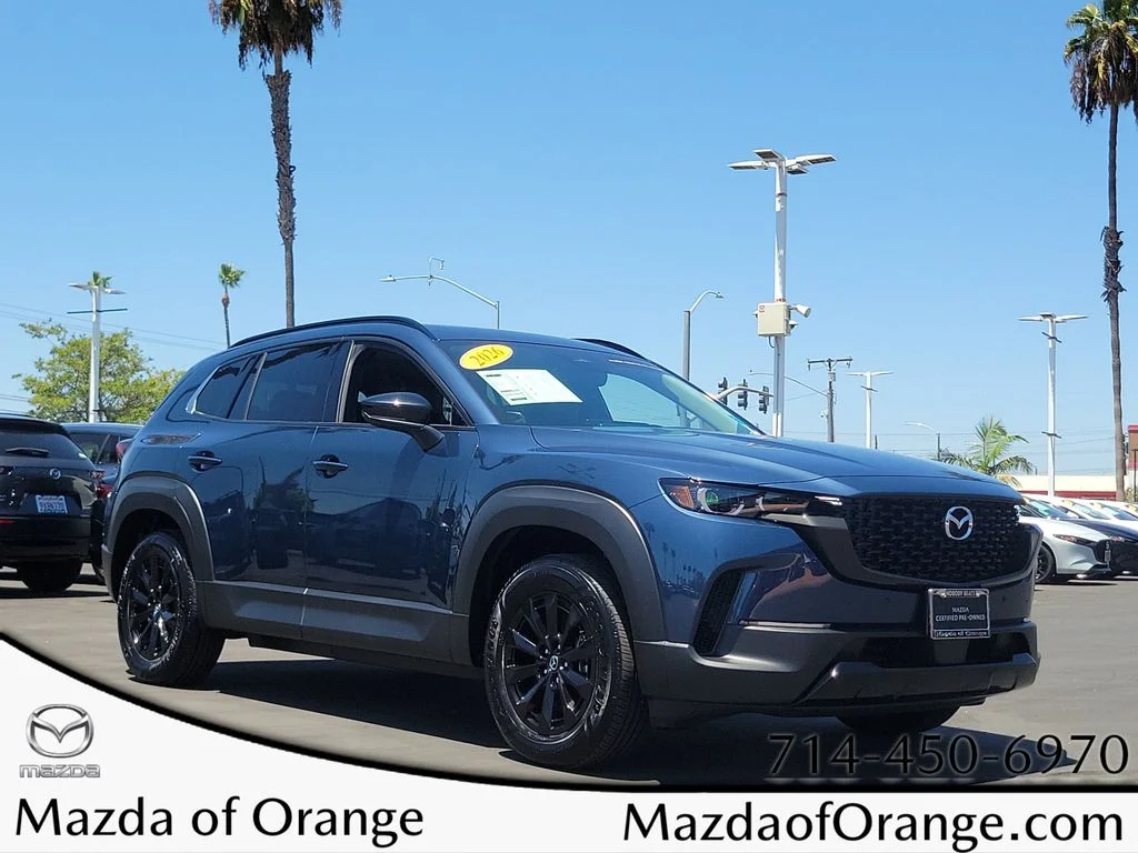 Certified Used 2026 Blue Metallic Mazda Premium image 1