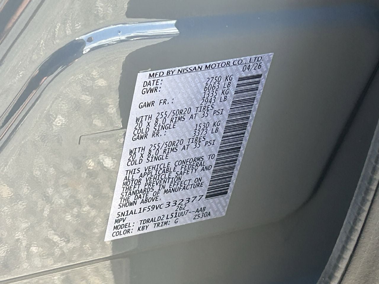 New 2027 HARBOR GRAY INFINITI LUXE image 34