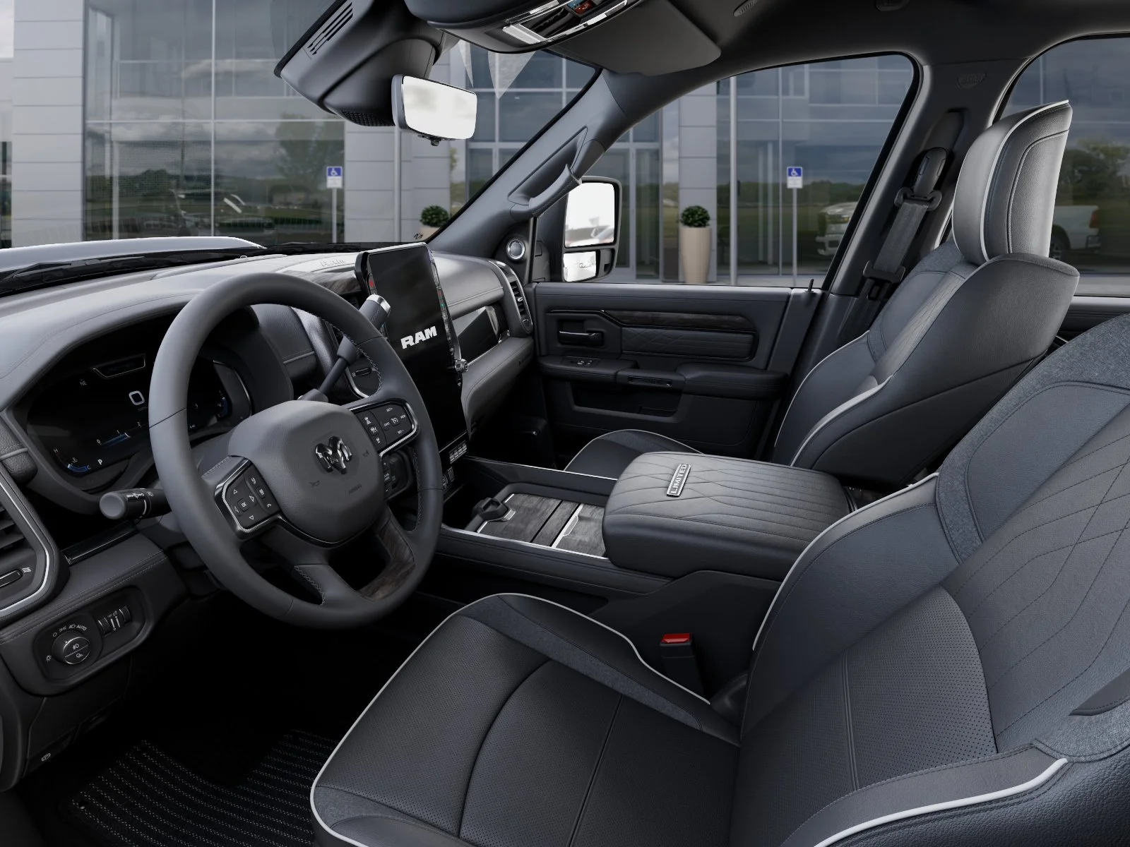 New 2026 Diamond Black Crystal Pearl-Coat Exterior Paint RAM Limited image 48