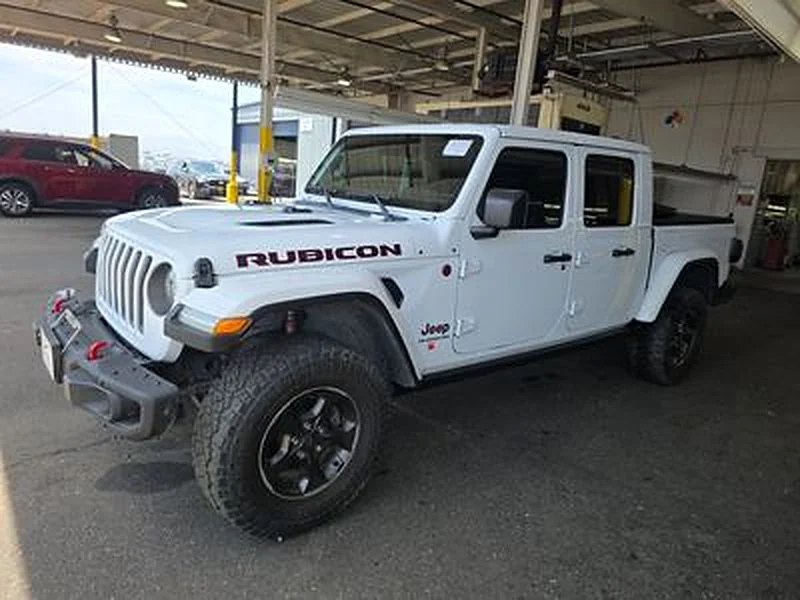 Used 2021 White Jeep Rubicon image 1