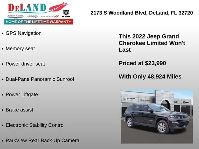 Used 2022 Black Jeep Limited image 6