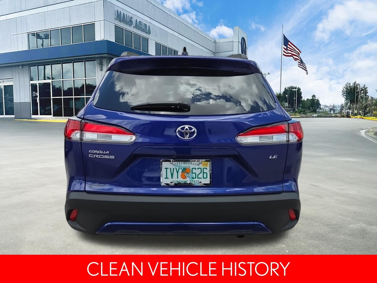 Used 2025 Blue Toyota LE image 4
