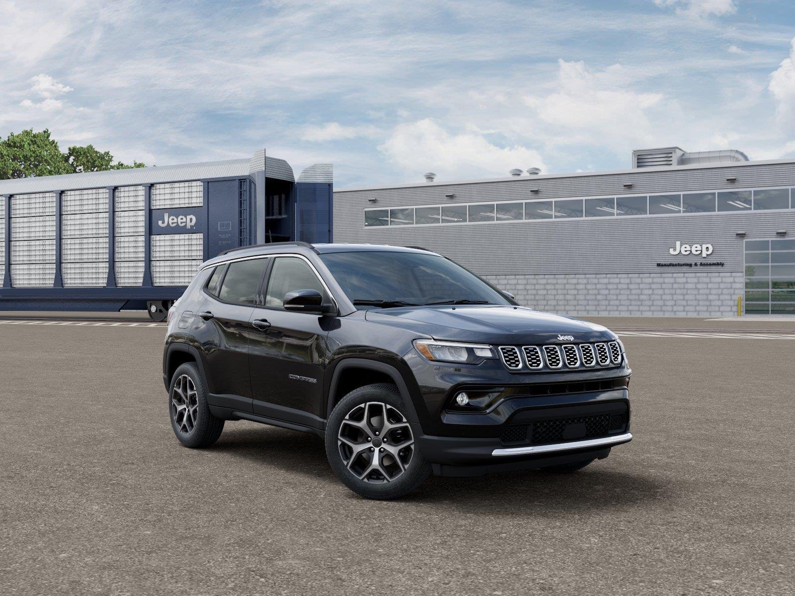 New 2026 Diamond Black Crystal Pearl-Coat Exterior Paint Jeep Limited image 5
