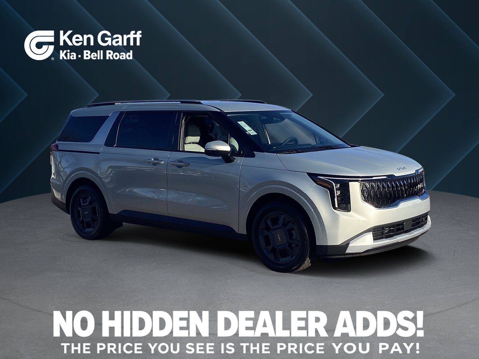 New 2026 Ivory Silver Kia EX image 1