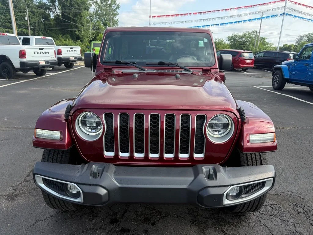 Certified Used 2021 Red Jeep Unlimited Sahara 4xe image 9