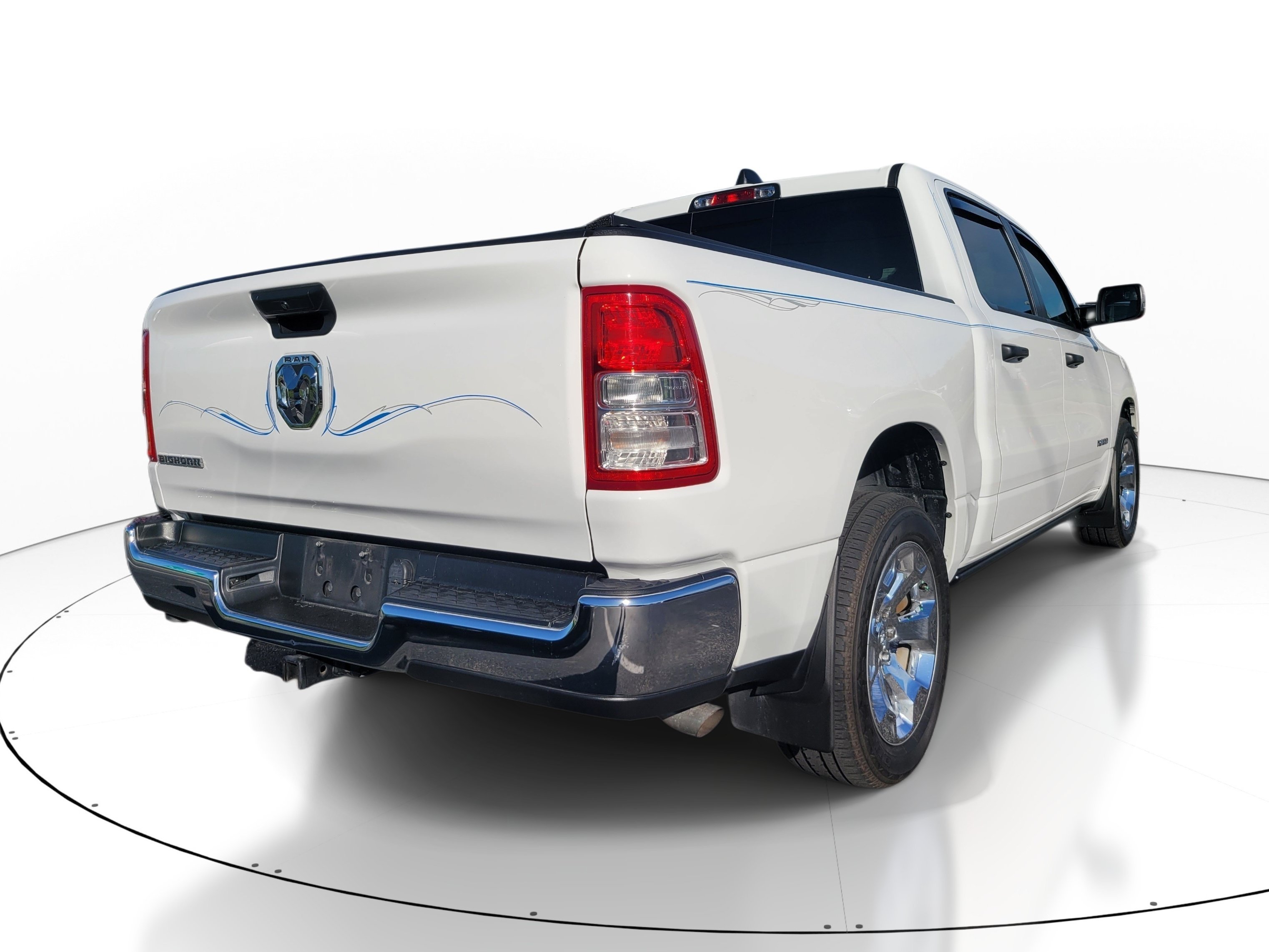 Used 2023 Bright White Clearcoat Ram Big Horn image 4