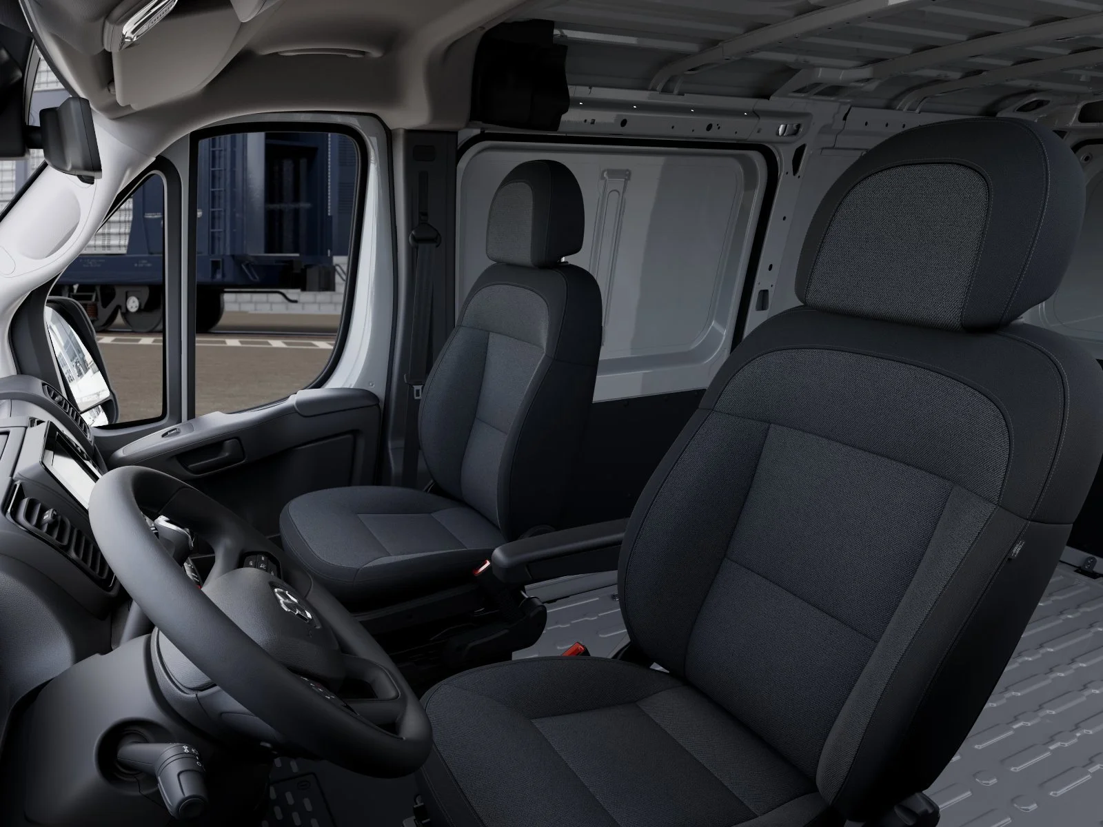 New 2026 Bright White Clearcoat Ram Low Roof image 23