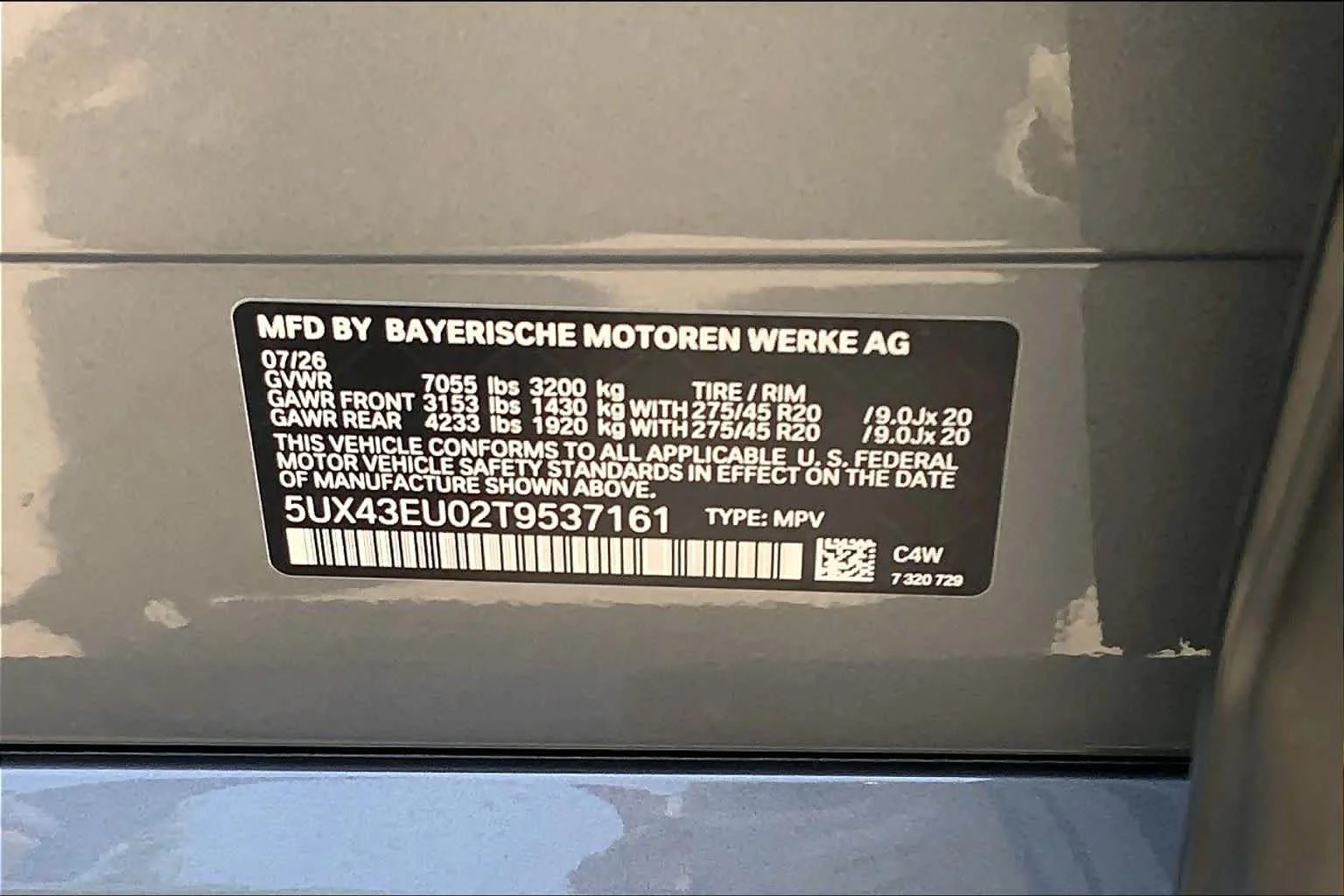 New 2026 Skyscraper Grey Metallic BMW xDrive50e image 19