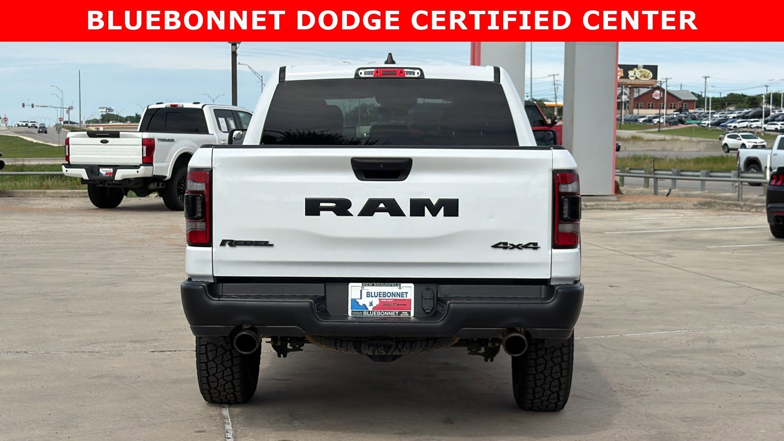 Used 2024 Bright White Clearcoat Ram Rebel image 6