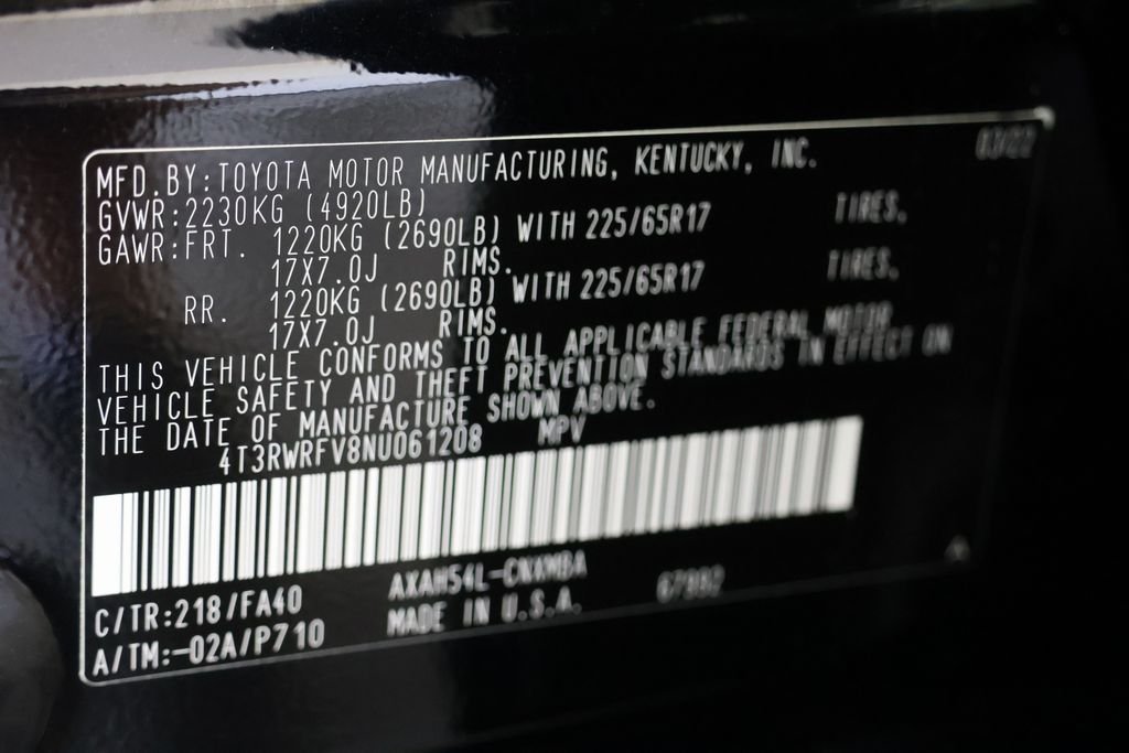 Used 2022 Black Toyota XLE image 30
