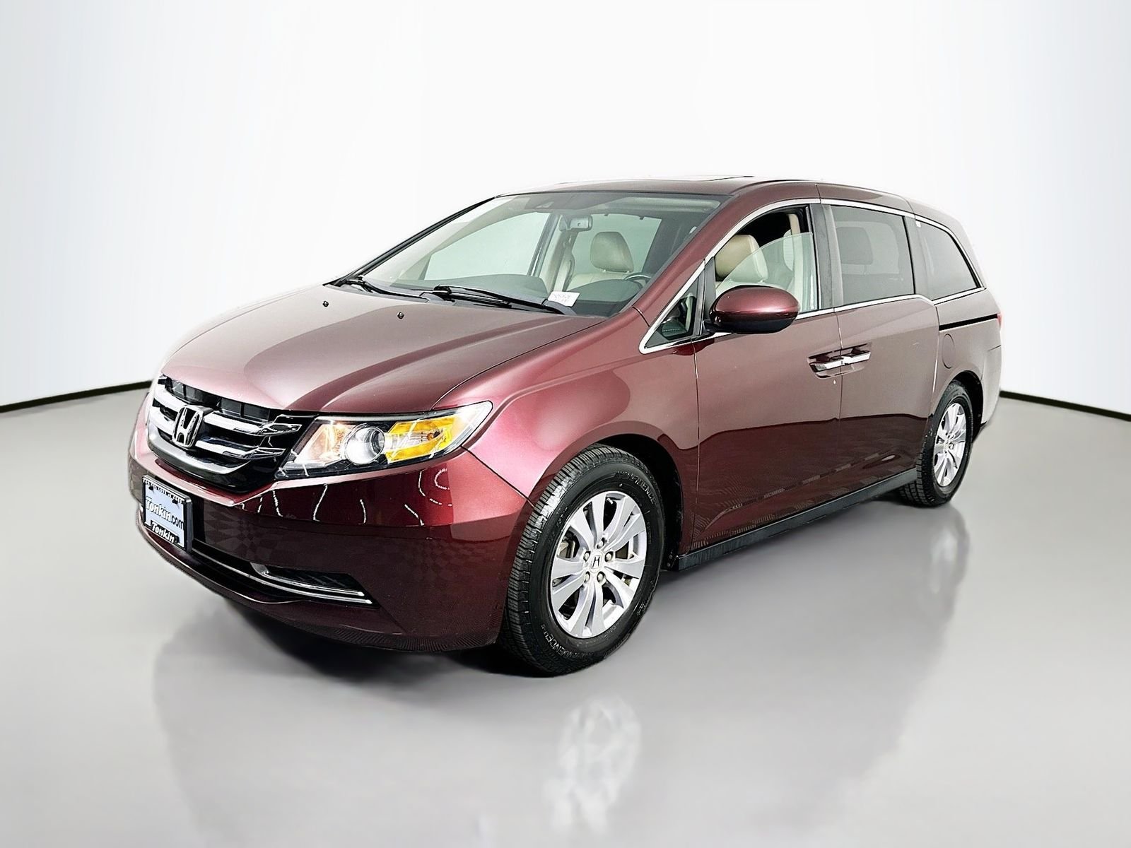 Used 2015 Dark Cherry Pearl Honda EX-L image 3