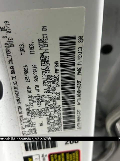 Used 2019 White Toyota TRD Off-Road image 27