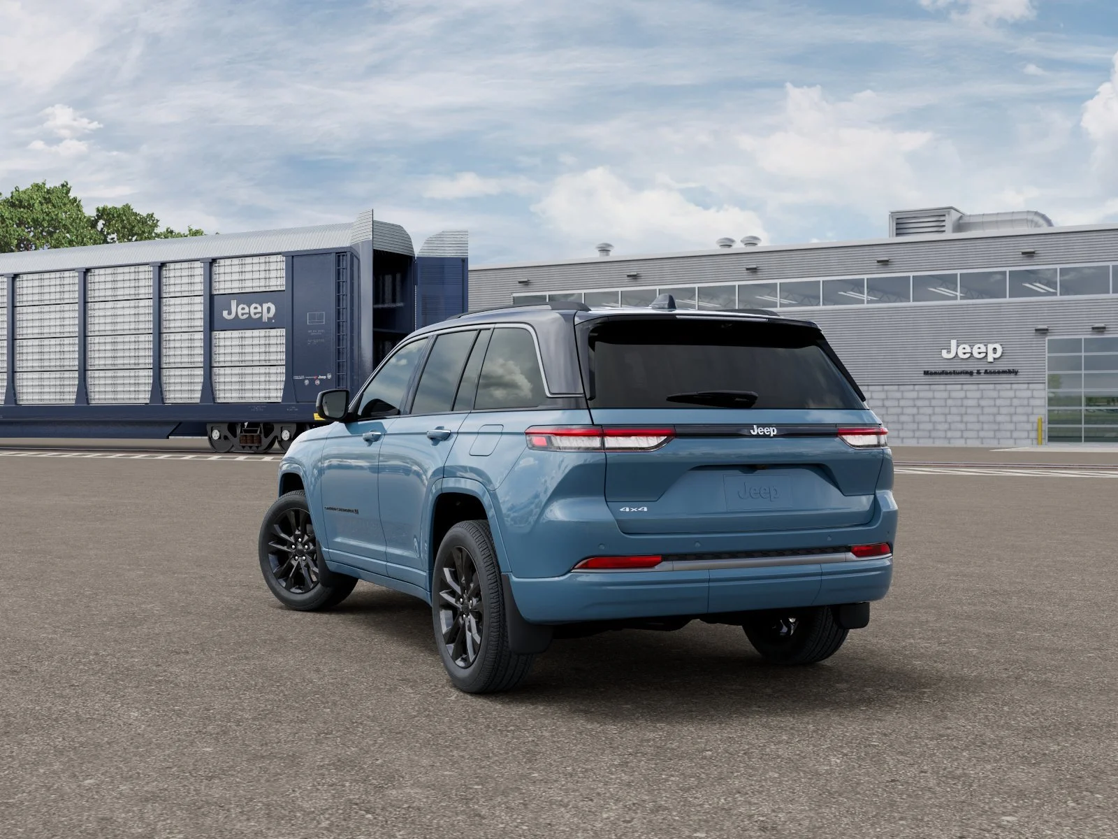 New 2026 Steel Blue Jeep Limited Reserve image 3