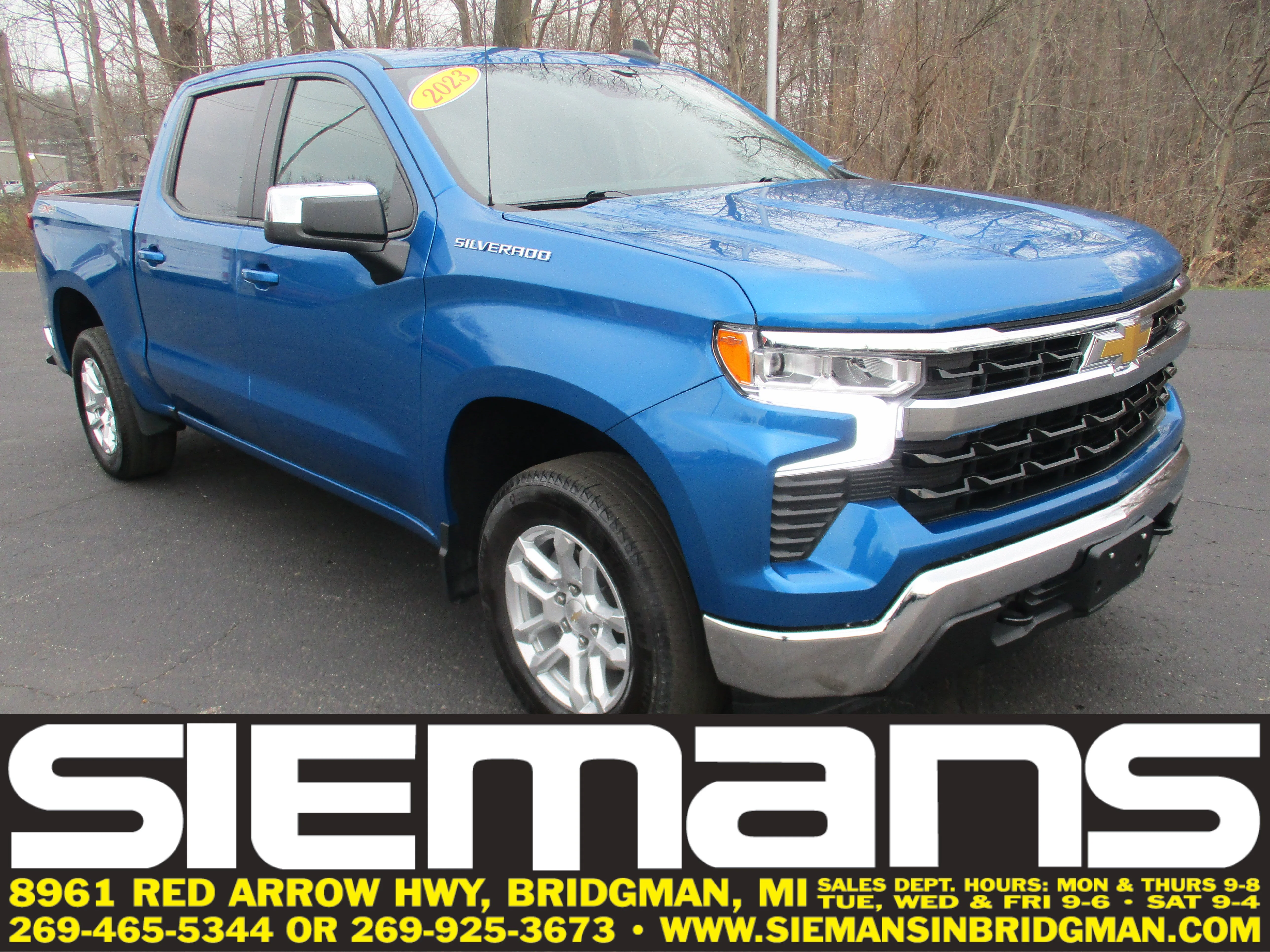 Used 2023 Glacier Blue Metallic Chevrolet LT image 1
