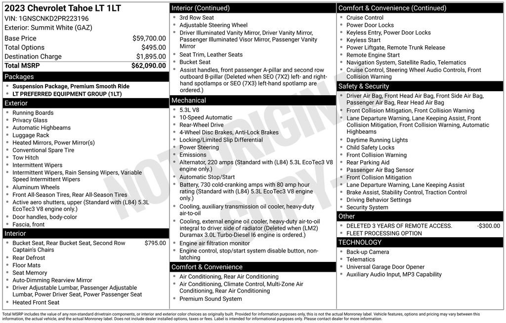 Used 2023 White Chevrolet LT image 2