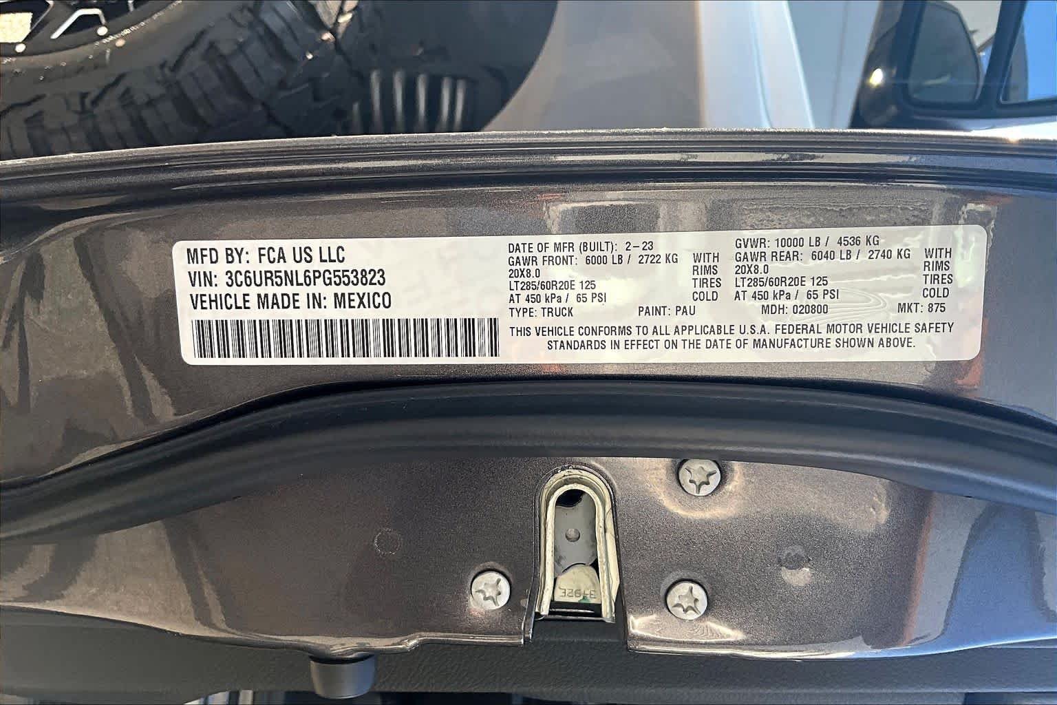 Used 2023 Granite Crystal Metallic Clearcoat Ram Laramie image 32